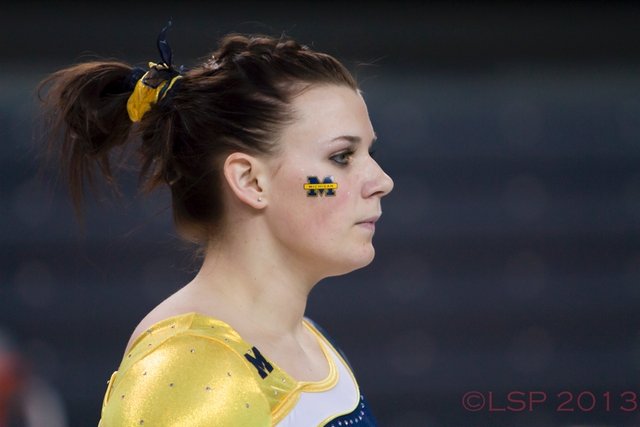 Joanna Sampson of Michigan Gymnastics by Long Shot Photos